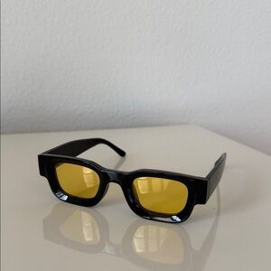 Black Sunglasses with Yellow Lenses